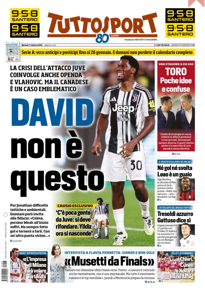 Le prime pagine sportive nazionali - 7 ottobre 2025 34 WhatsApp Image 2025 10 07 at 07.38.57 1