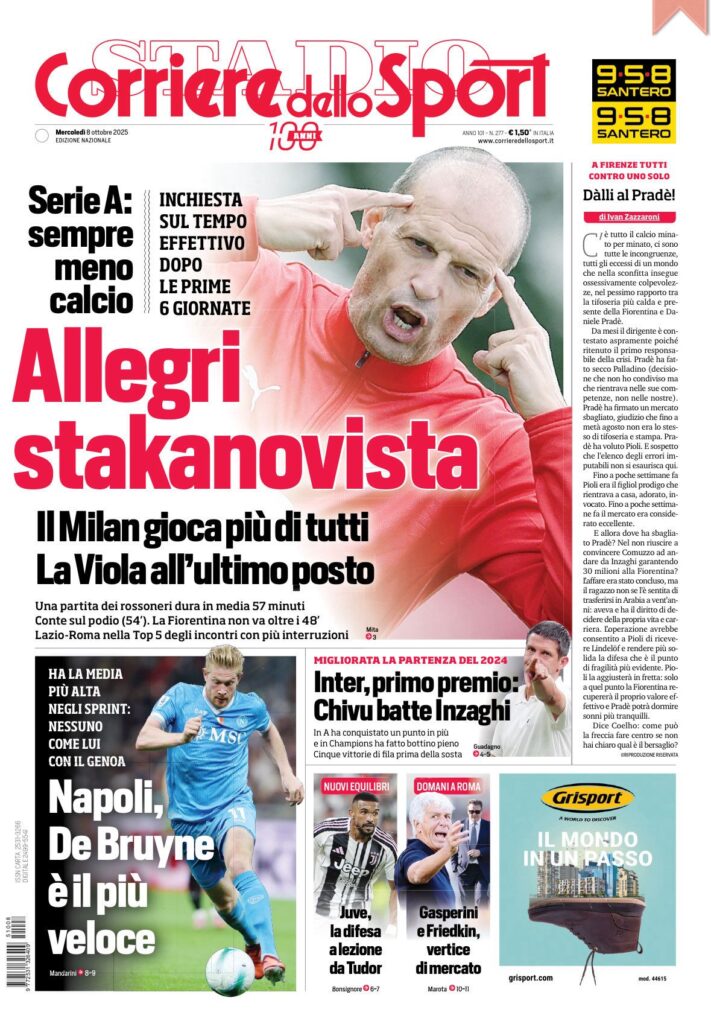 Le prime pagine sportive nazionali - 8 ottobre 2025 34 WhatsApp Image 2025 10 08 at 08.01.01