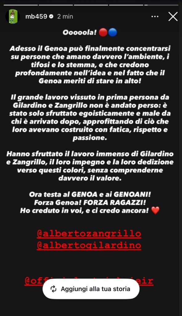 Balotelli esulta sull'esonero di Vieira: «Finalmente il Genoa può rinascere! Ha fatto questo in maniera molto egoista» 37 44e60660 734d 4350 a4cb 634eb8b5dae7 1
