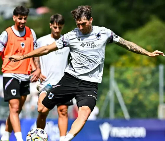 Allenamento Sampdoria