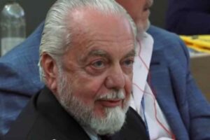 Aurelio De Laurentiis in primo piano