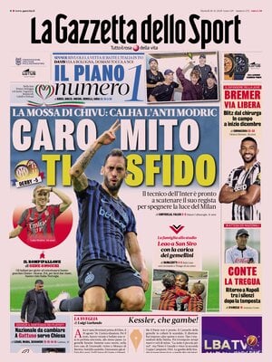 Le prime pagine sportive nazionali - 18 novembre 2025 32 la gazzetta dello sport 06280681j