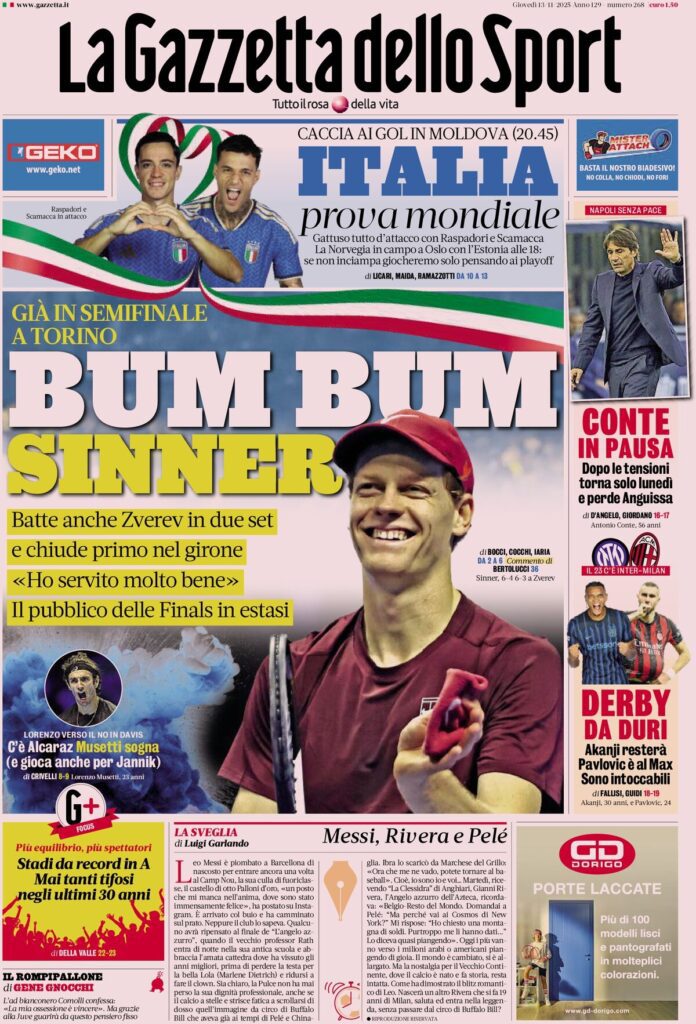 la gazzetta dello sport 063816hgi