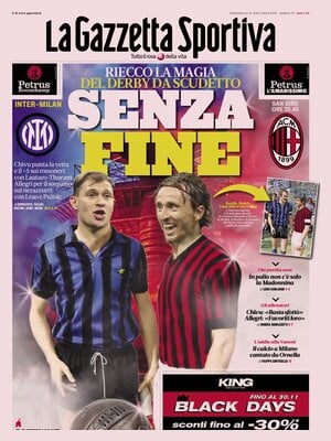 Le prime pagine sportive nazionali – 23 novembre 2025 32 la gazzetta dello sport