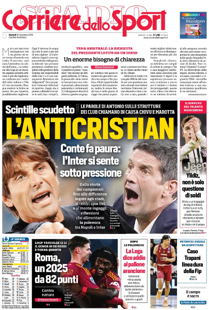 Le prime pagine dei giornali - 30 dicembre 2025 34 IMG 1063