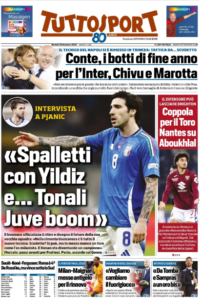 Le prime pagine dei giornali - 30 dicembre 2025 33 IMG 1064