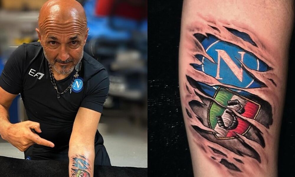 Spalletti, il tatuatore svela: «Voleva essere accompagnato ogni giorno dal ricordo indelebile dello scudetto vinto con il Napoli»