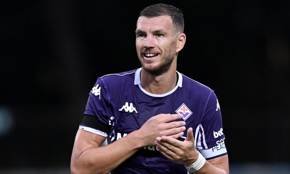 Fiorentina, il saluto di Dzeko: «Affetto e riconoscenza verso la Fiorentina, Firenze e i tifosi viola»