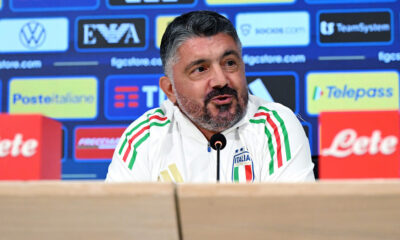 Gattuso conferenza stampa Italia
