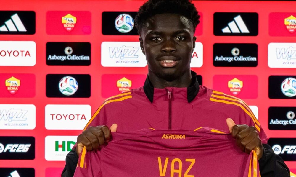 Robinio Vaz Roma, ora è ufficiale: il comunicato del club giallorosso e quale numero ha scelto il classe 2007