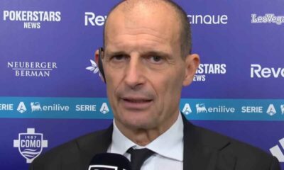 Max Allegri durante un'intervista