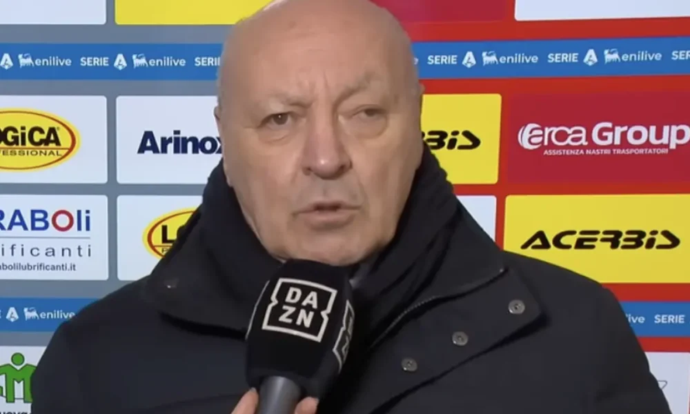 Inter, Marotta ribadisce a Dazn pre Milan: «Siamo la squadra che ha vinto di più in Italia negli ultimi 5 anni, è normale che attiriamo invidie!»