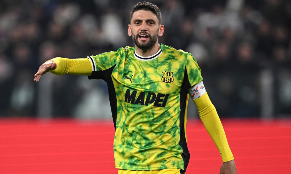 Berardi tuona dopo il pari con la Juve: «Parlano di ‘Scansuolo’, a noi non interessa!». Poi manda un messaggio a Gattuso e alla Nazionale
