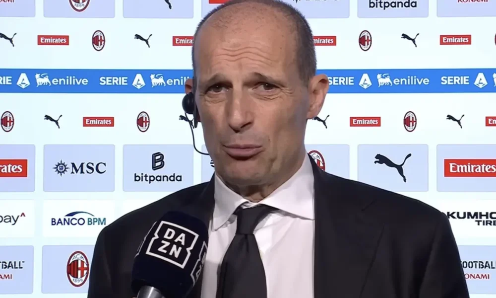 Milan, parla Allegri dopo la sconfitta con la Lazio: «Scudetto irrealistico, focalizziamoci sulla Champions. Ecco cos’è successo con Leao»