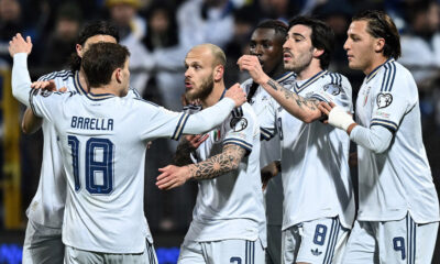 esultanza gol Kean Bosnia Italia 1