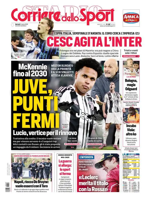 Le prime pagine dei quotidiani sportivi – 3 marzo 2026 28 image 4