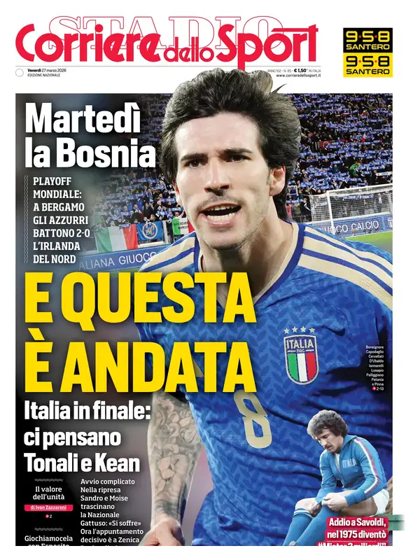 Le prime pagine dei quotidiani sportivi – 27 marzo 2026 33 image 46