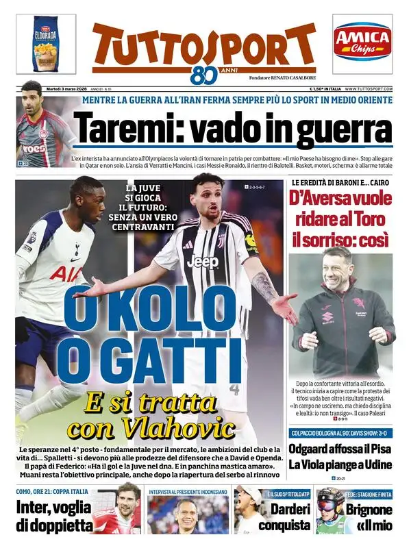 Le prime pagine dei quotidiani sportivi – 3 marzo 2026 29 image 5