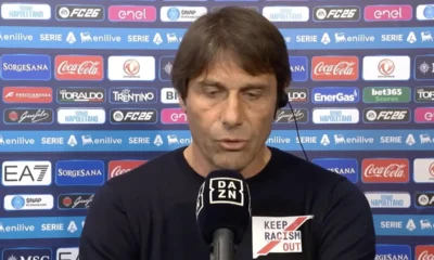 Conte a Dazn dopo una partita