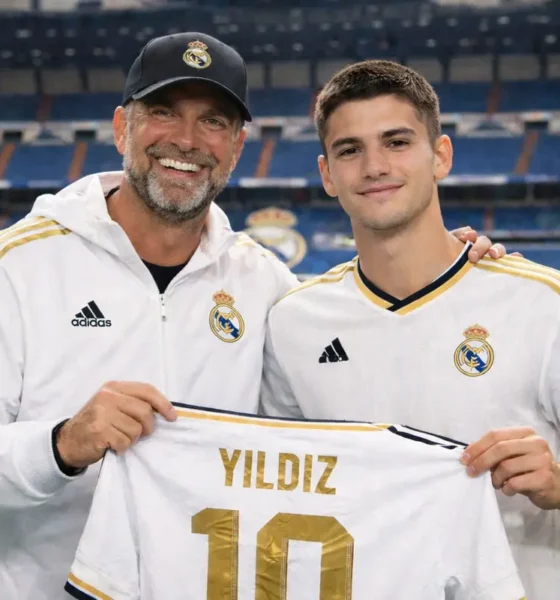 Klopp e yildiz con la maglia del Real Madrid