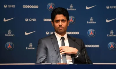 Il presidente del PSG, Nasser Al Khelaifi