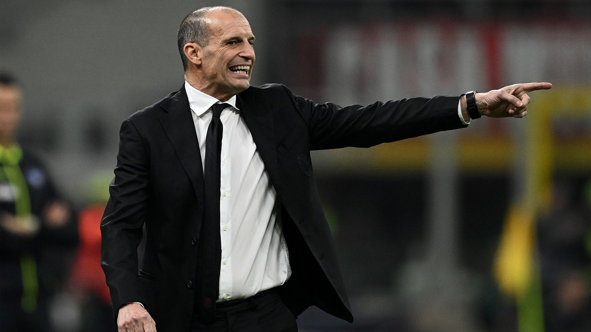 L'allenatore del Milan, Massimiliano Allegri