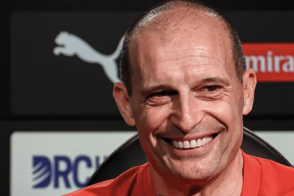 Massimiliano Allegri sorride 28/05/2026