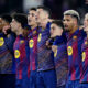 Barcellona esultanza squadra