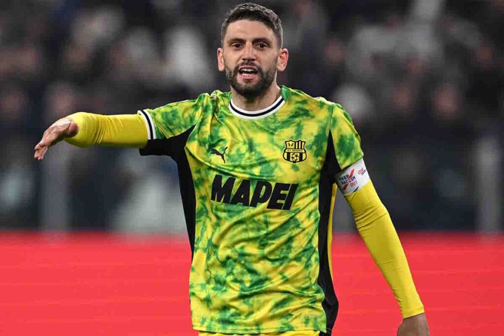 L'attaccante del Sassuolo, Domenico Berardi
