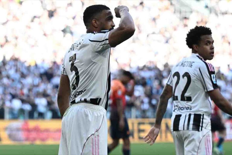 Il difensore della Juventus, Gleison Bremer