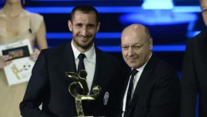 Giorgio Chiellini e Beppe Marotta