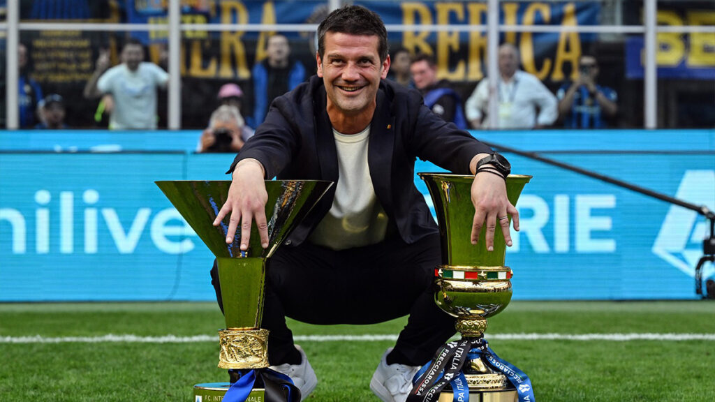 Chivu scudetto Coppa Italia