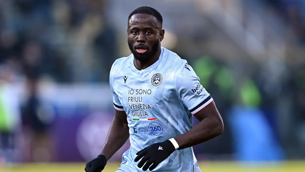 L'attaccante dell'Udinese, Keinan Davis