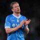 Il centrocampista del Napoli, Kevin De Bruyne