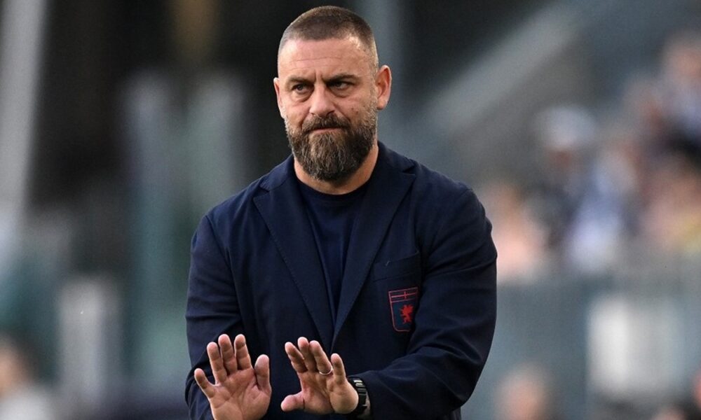 L'allenatore del Genoa, Daniele De Rossi