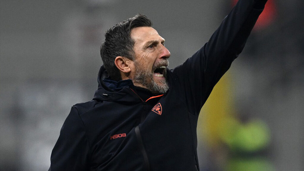 L'allenatore del Lecce, Eusebio Di Francesco