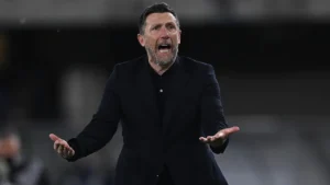 L'allenatore del Lecce, Eusebio Di Francesco