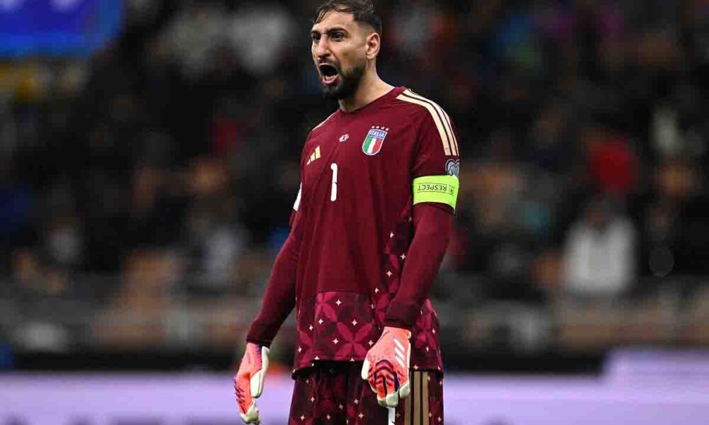 Il portiere e capitano della Nazionale, Gianluigi Donnarumma