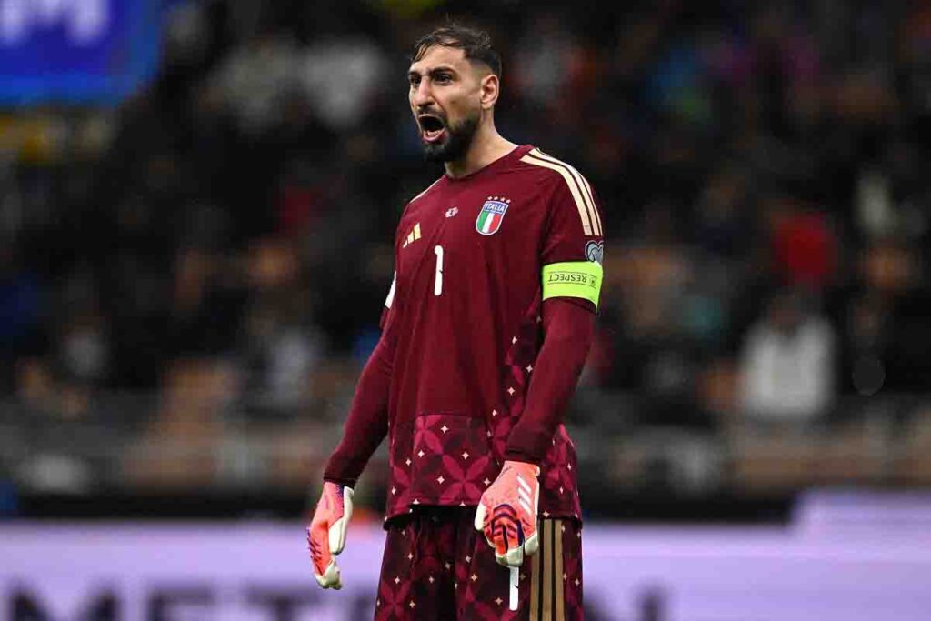 Il portiere e capitano della Nazionale, Gianluigi Donnarumma