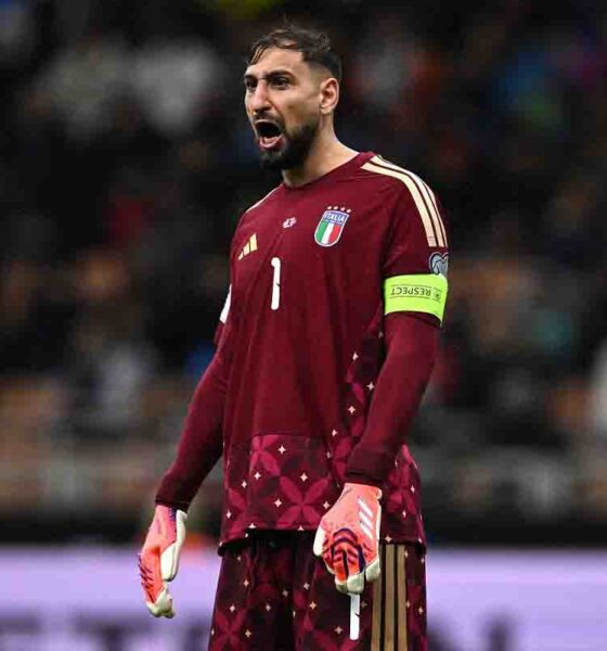 Il portiere e capitano della Nazionale, Gianluigi Donnarumma
