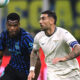 Dumfries e Zaccagni in uno scontro di gioco durante Inter-Lazio