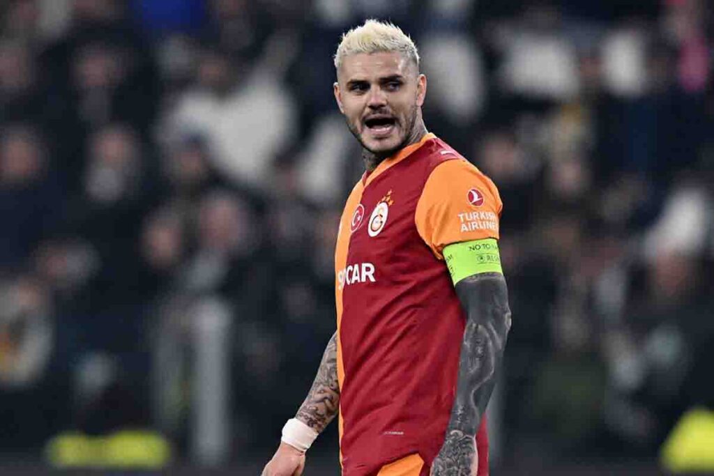 L'attaccante del Galatasaray, Mauro Icardi
