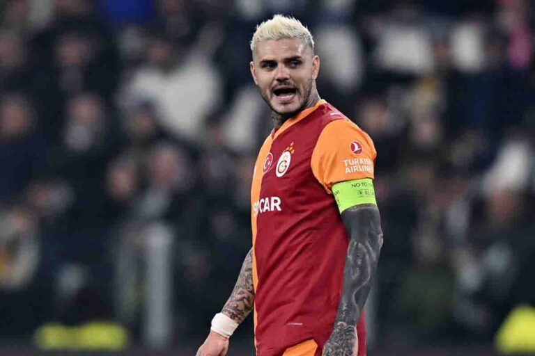 L'attaccante del Galatasaray, Mauro Icardi