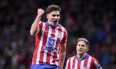 L'attaccante dell'Atletico Madrid, Julian Alvarez