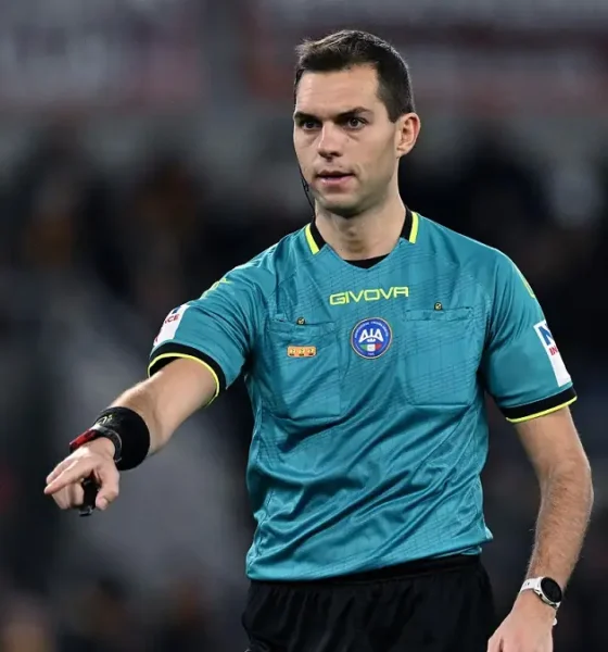 L'arbitro Luca Zufferli