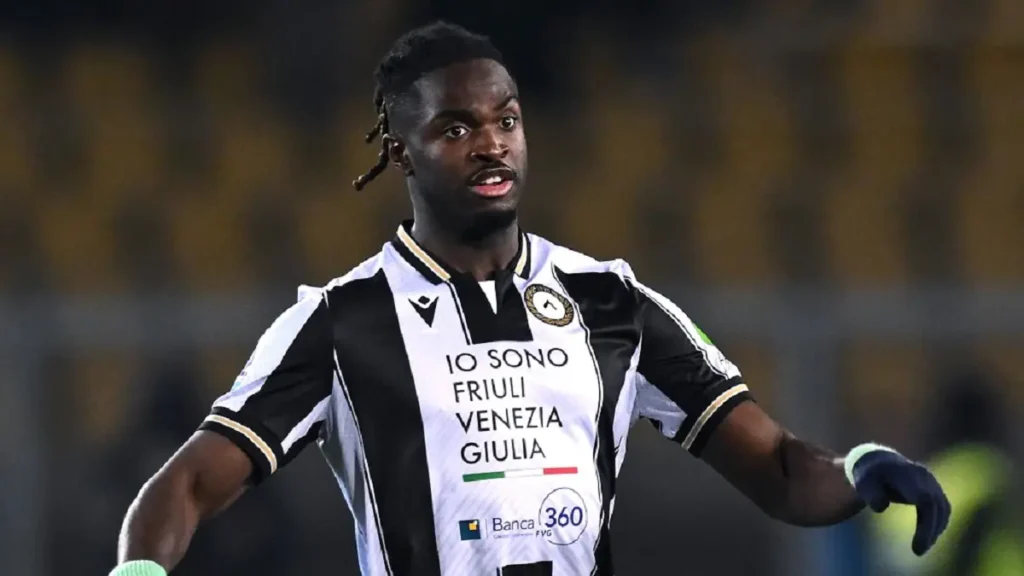 Il difensore dell'Udinese, Oumar Solet
