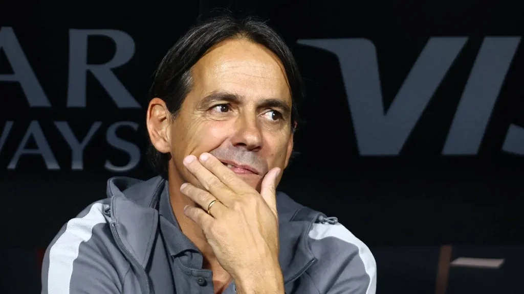 L'allenatore dell'Al Hilal, Simone Inzaghi