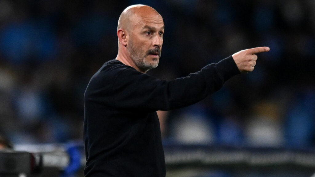 L'allenatore del Bologna, Vincenzo Italiano