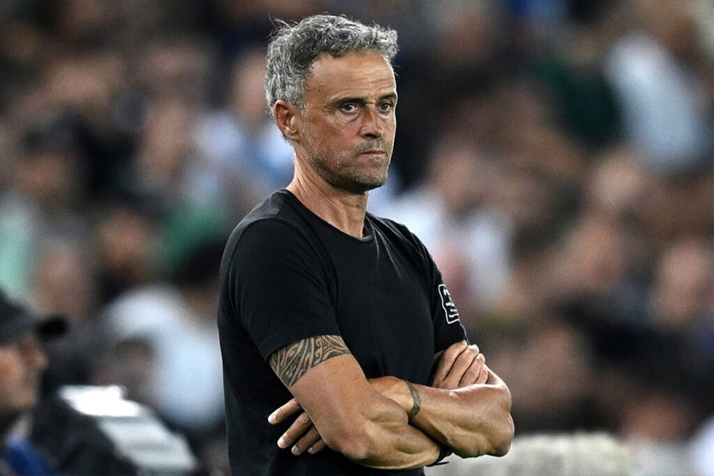 Luis Enrique PSG Tottenham1