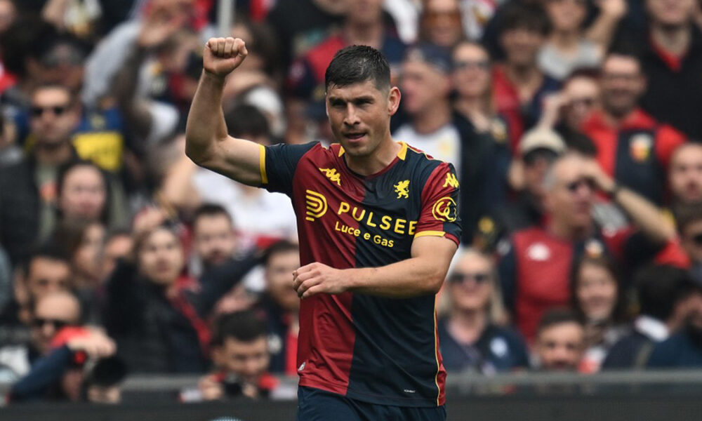 Il centrocampista del Genoa, Ruslan Malinovskyi
